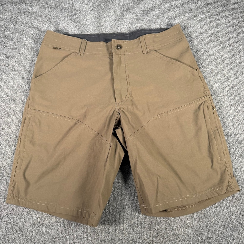 Kuhl Renegade Shorts Mens 34 Brown Tan Hiking Outdoor Cargo Style 5121 #4654